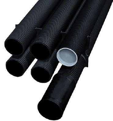 Fränkische Rohrwerke 19942075 Kabuflex-Abstandhalter 2-fach, 75mm, schwarz