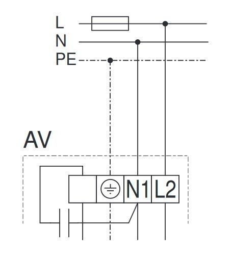 Helios MiniVent AV 200 Aussenwandventilator