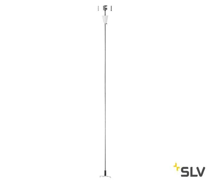 SLV 1001390 S-TRACK starre Pendelabhängung mit Stange, 100 cm, weiß