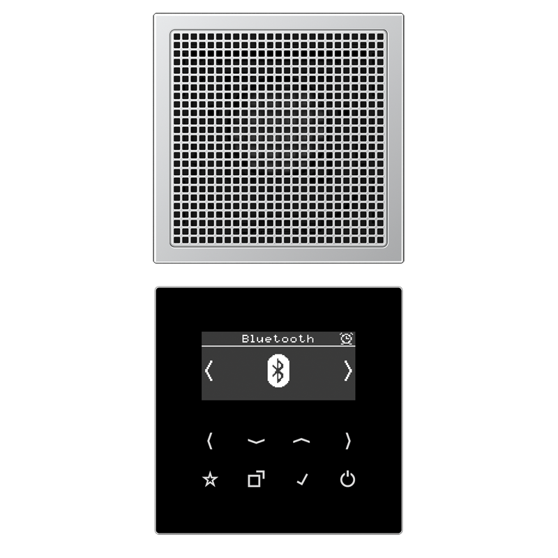 Jung DABAL1BT Smart Radio DAB+ mit Bluetooth Set Mono