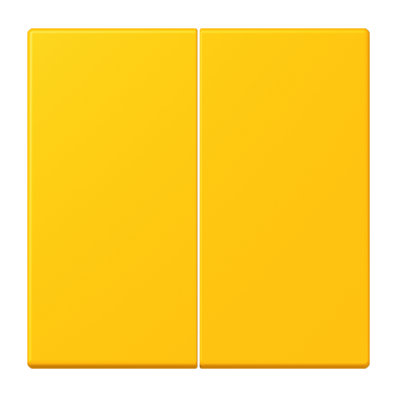 Jung LC995263 Wippe 2-fach, Les Couleurs® 4320W, le jaune vif