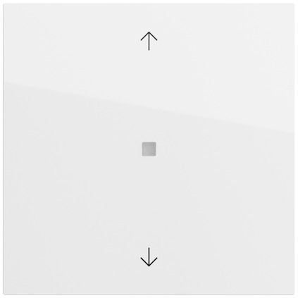 Gira 538270 System 3000 Bedienaufsatz BT Pfeilsymbole, System 70, reinweiß glänzend