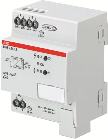 ABB DG/S2.64.5.1 DALI-Gateway, Premium, 2-fach, REG