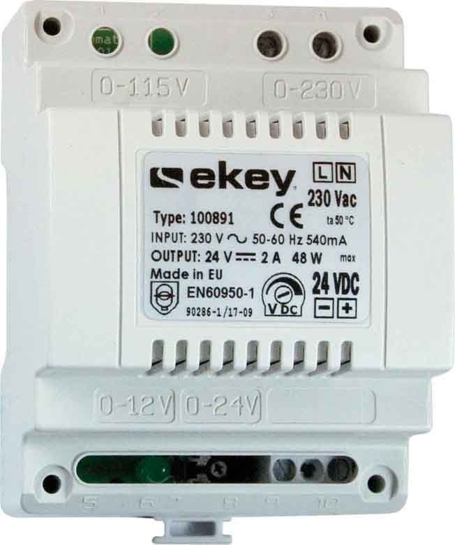 Ekey 100 891 Hutschienennetzteil NT REG 230VAC/24VDC 2,0A