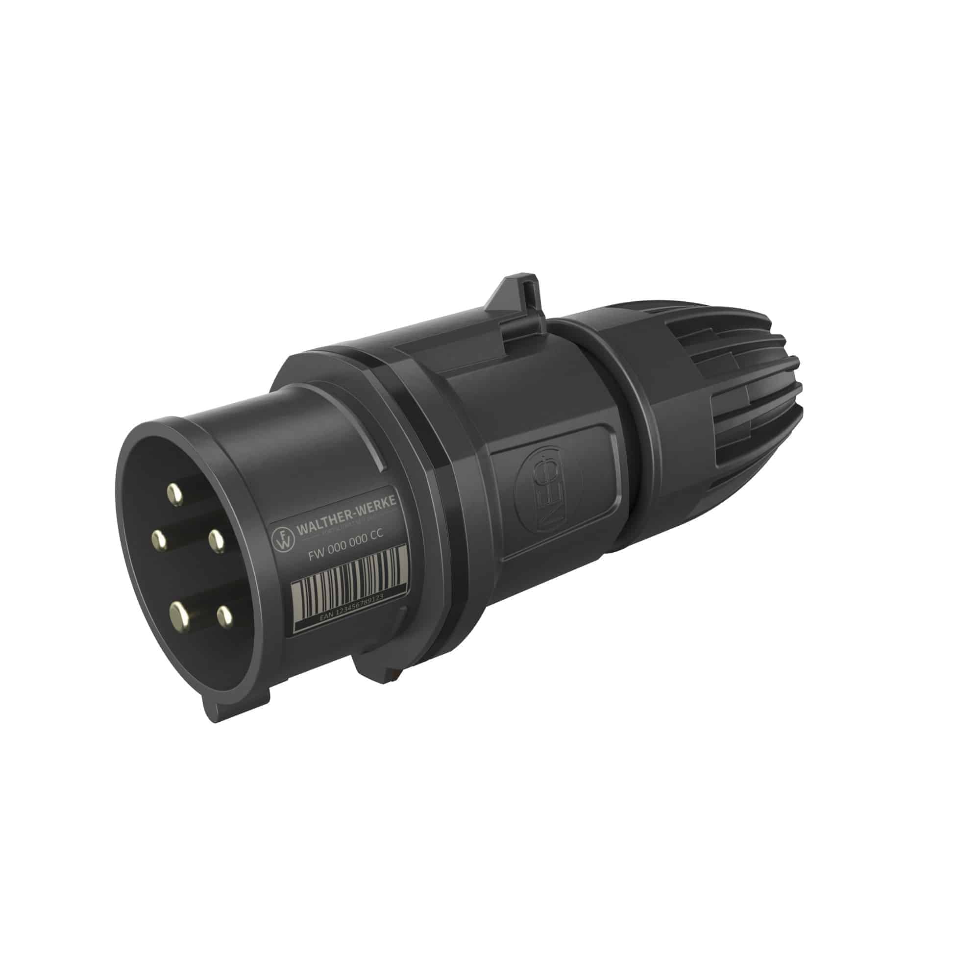 Walther Werke FW211505SK CEE NEO Stecker Classic 16A 5P 5h IP54 mit Schraubtechnik
