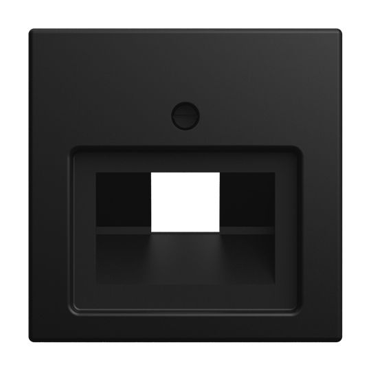 Busch-Jaeger 1803-915 Zentralscheibe 1-fach UAE/IAE (ISDN), Busch-balance SI, schwarz matt