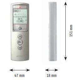 Somfy 1805222 Telis-6-Chronis-RTS Funkschaltuhr/Handsender