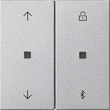 Gira 536726 S3000 Jalousie- und Schaltuhr BT Pfeile, System 55, Farbe alu