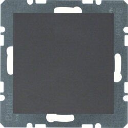 Berker 10091606 Blindverschluss mit Zentralstück, B.3/B.7, anthrazit matt