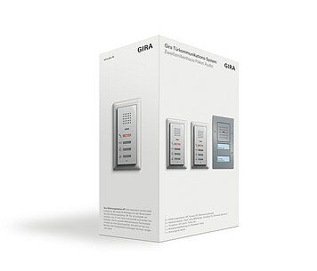 Gira 049544 Zweifamilienhaus-Paket Audio, TX_44, Farbe Alu 