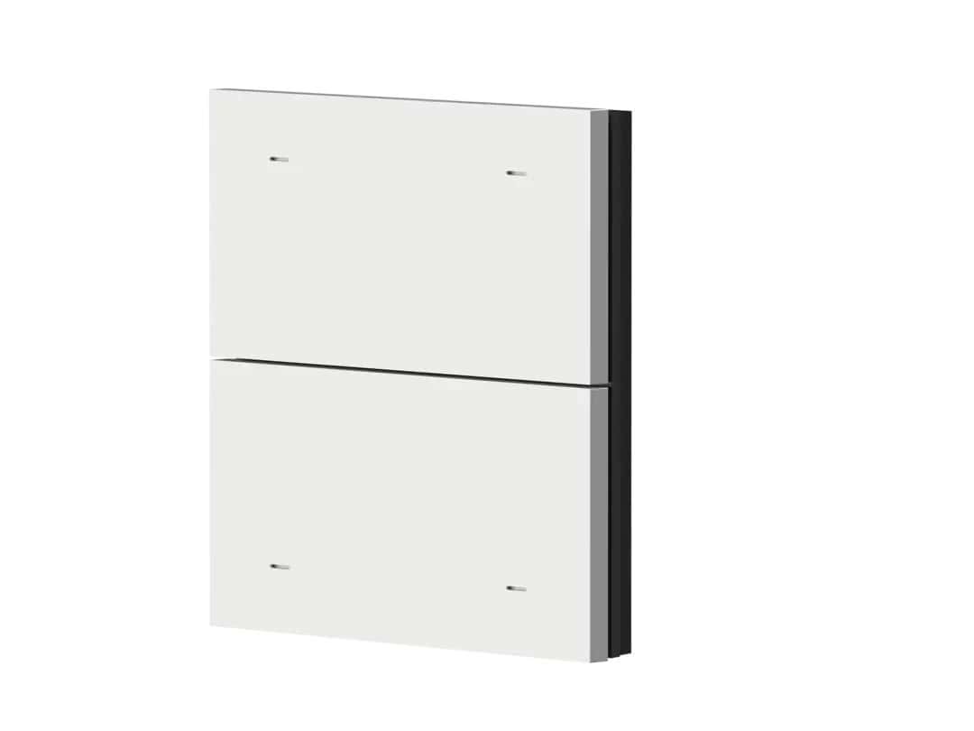 Theben 9080068 2-fach Wippe Kunststoff weiß für iONprime PB KNX