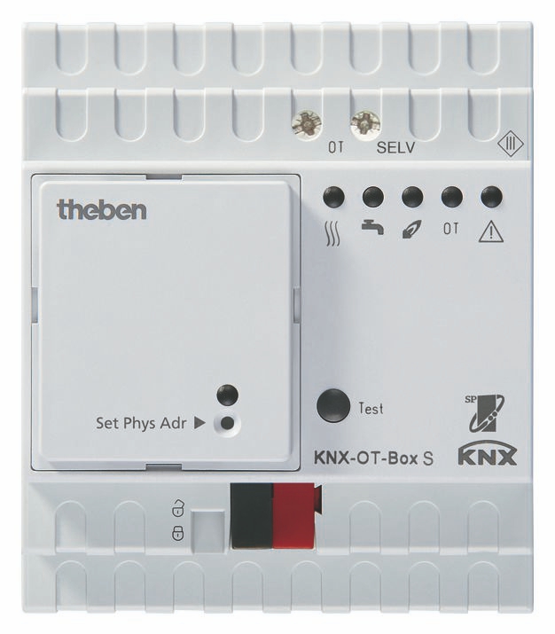 Theben 8559201 KNX-OT-Box S zur Verbindung von KNX-Einzelraumregelung mit OT-Wärmeerzeuger