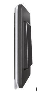 Berker 10116076 Rahmen 1-fach, Q.7, Glas schwarz