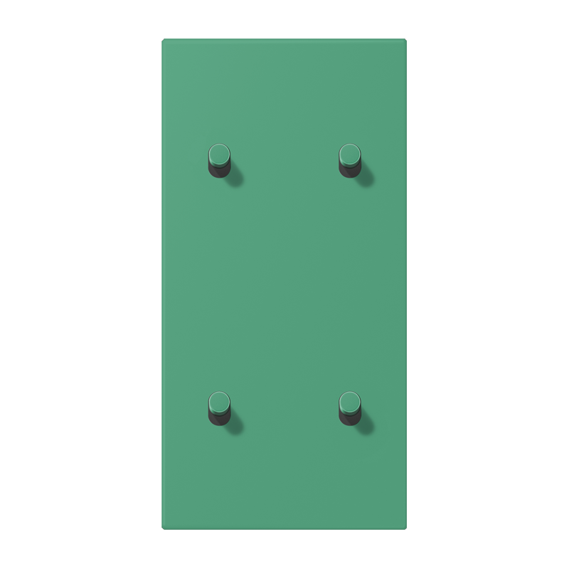 Jung LC12-25R0250 Abdeckung mit Kipphebel "Zylinder", 2 x 2 Kipphebel, senkrecht, vert 59