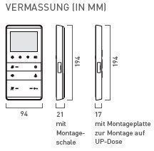 TCS IVW5110-0145 Video-Innenstation TASTA