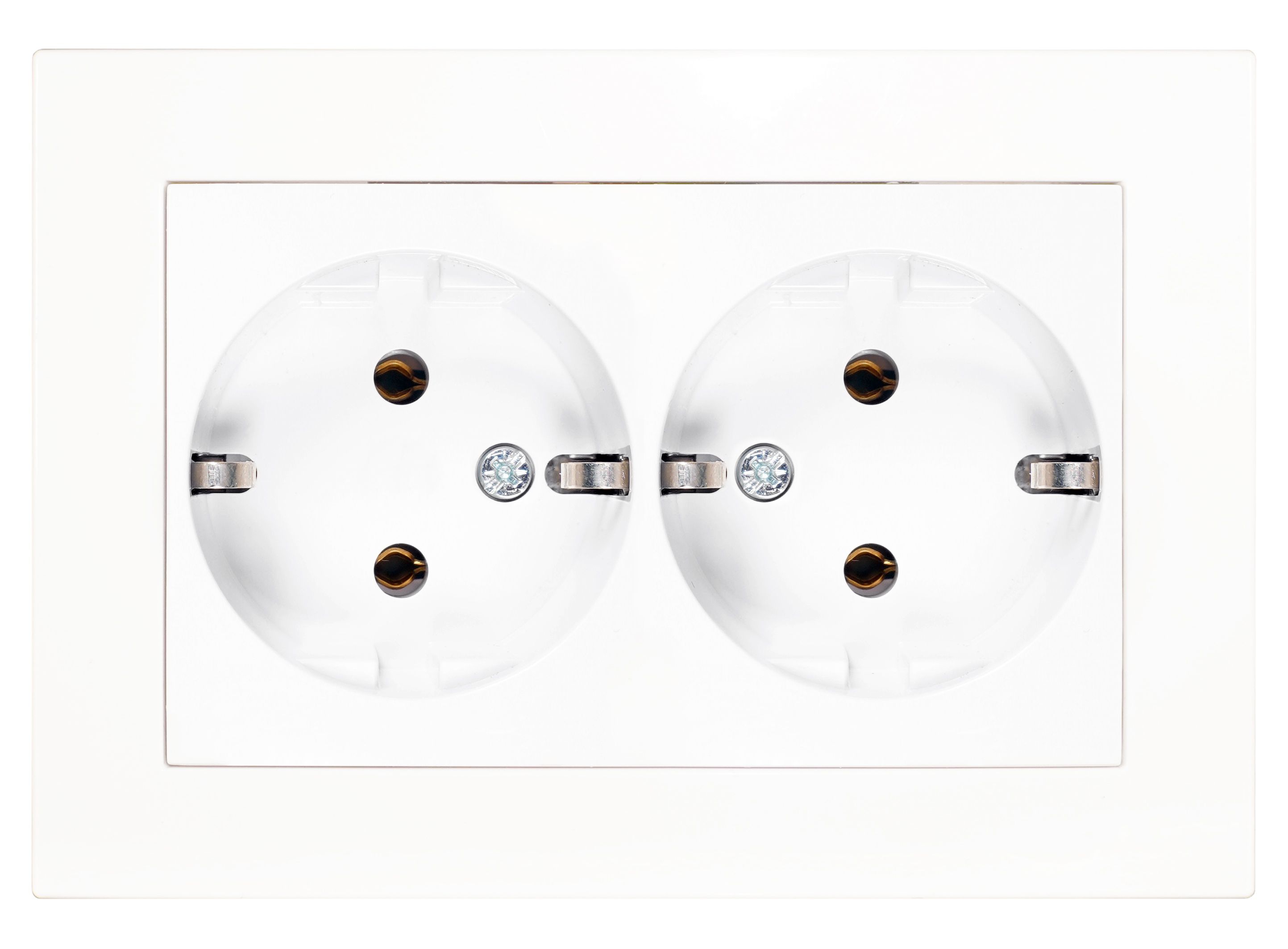 HHG Panasonic WDTC12052WH-EU1 Plus 55 Doppelsteckdose, weiß
