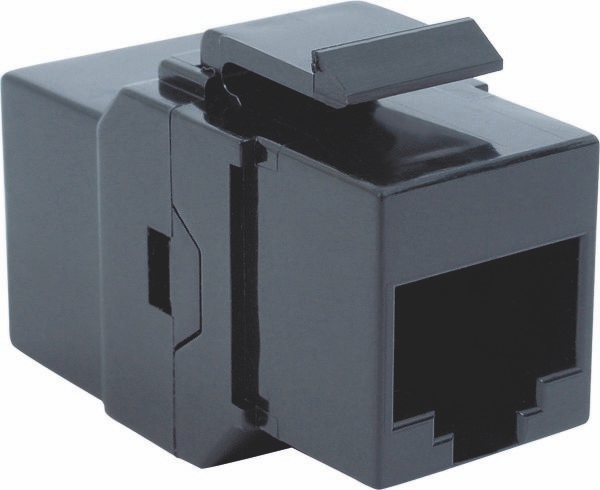 Bachmann 940.112 Keystone Kupplung / Buchse CAT6, ungeschirmt, schwarz