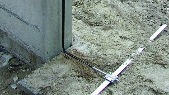 Dehn + Söhne 483 150 Erdeinführungs/Fangstange Angefast 1500mm