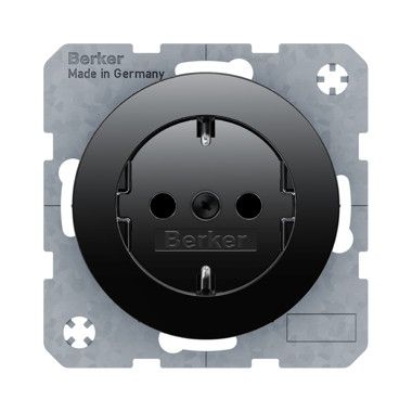 Berker 41432045 Schutzkontakt-Steckdose (Schraubklemmen)