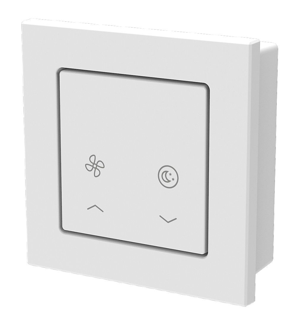 Kermi Y3502000029K x-well Bluetooth Funktaster für D13, Wandmontage mit 5V Netzteil