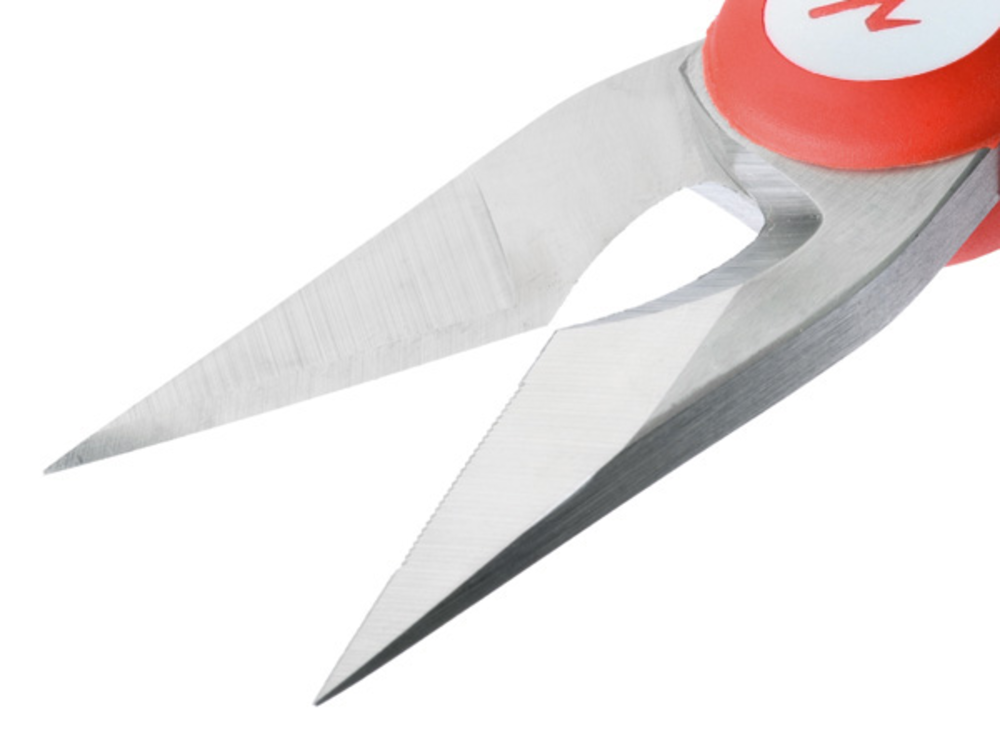 Intercable 16020-F1 Kabelschneider / Kabelschere für Elektriker, 40mm Klinge, mit Safetybox, schneiden und verpressen, Universalschere