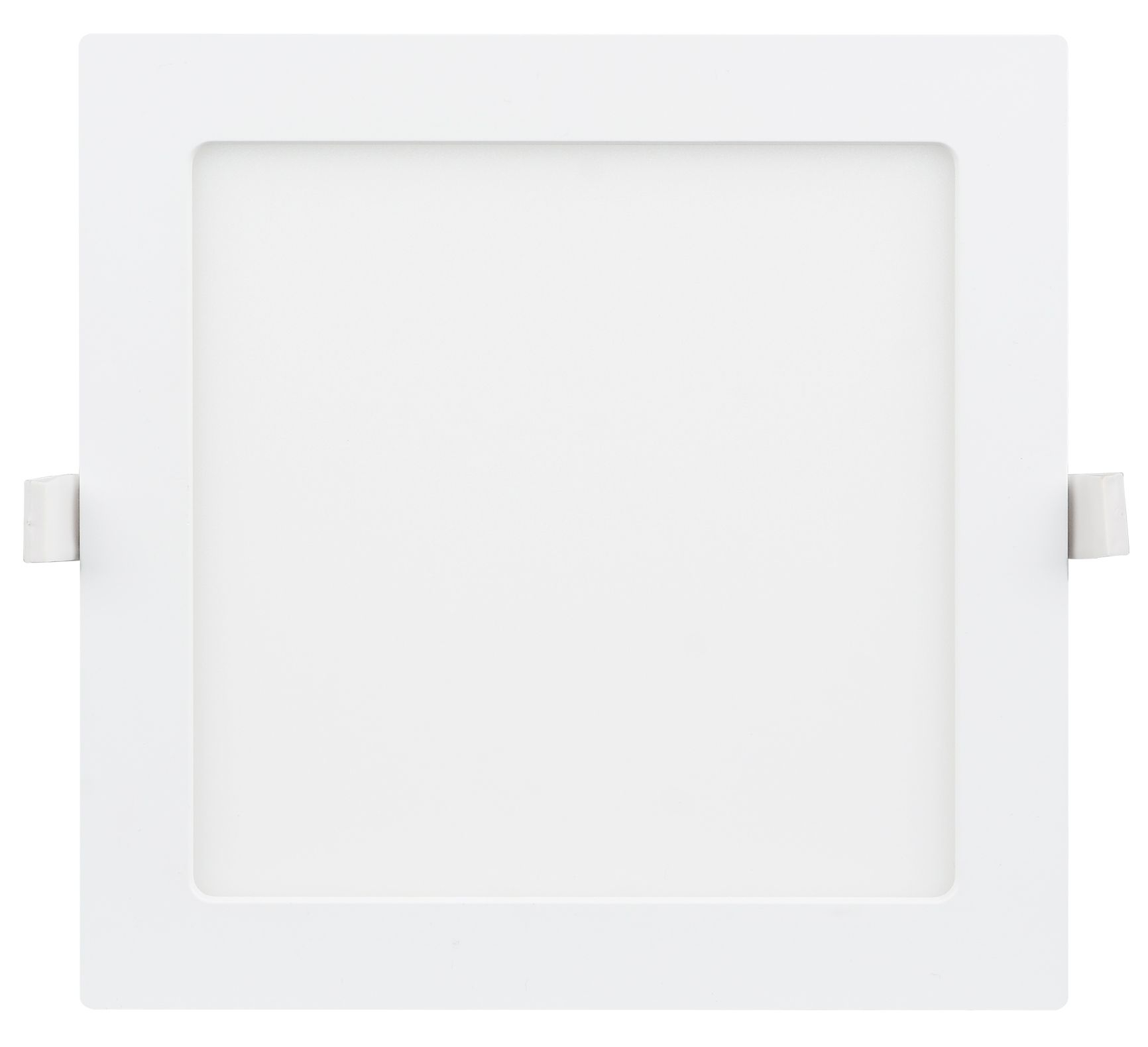 Heitronic 501382 LED Einbaudownlight LE MANS quadratisch, 18 W, 3000/4000/6000 K, 220x220x32 mm, IP44 dimmbar