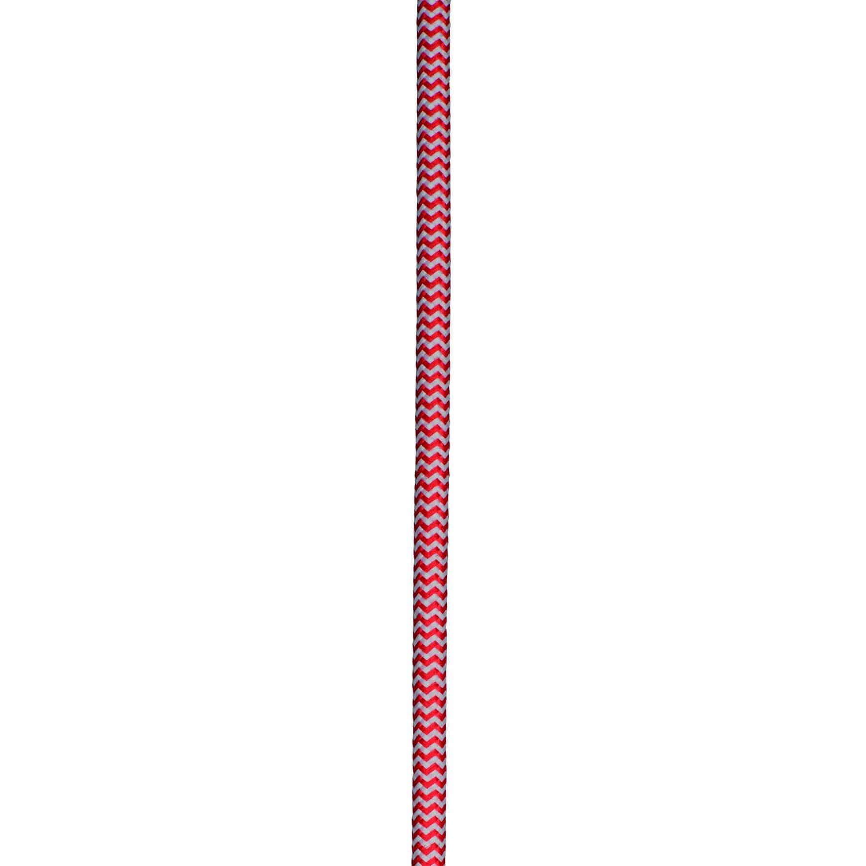 BAILEY 139686 Textilkabel 2x0,75mm², Länge 3m, rot/weiß