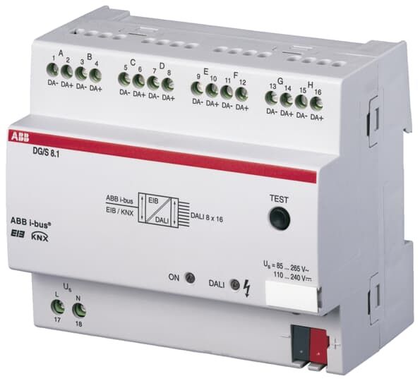 ABB DG/S8.1 DALI-Gateway, 8-fach, REG