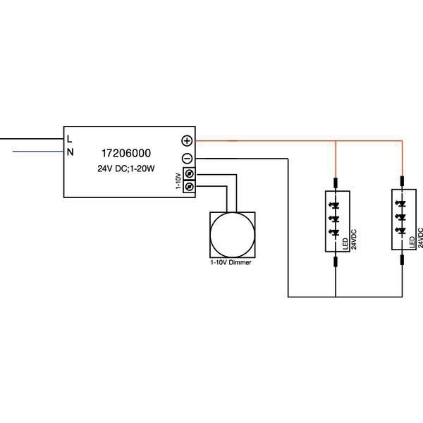 Brumberg 17206000 LED-Netzgerät 24V/DC 2-20W