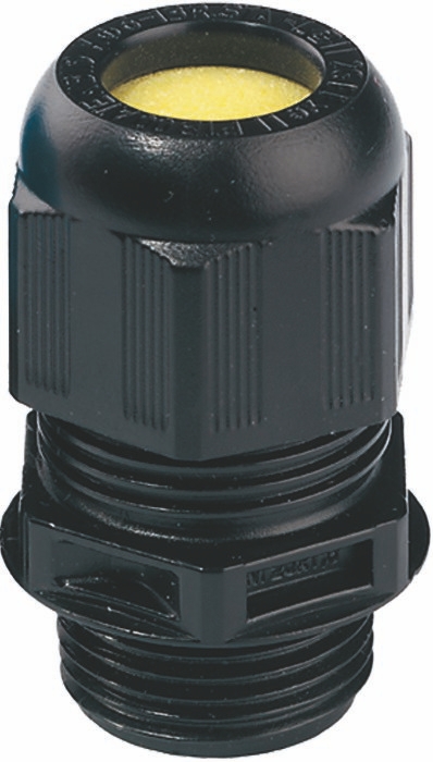 WISKA 10103432 EX Kunststoffkabelverschraubung M25, LowTemp, erhöhte Sicherheit, IP68, 10 bis 17 mm, schwarz