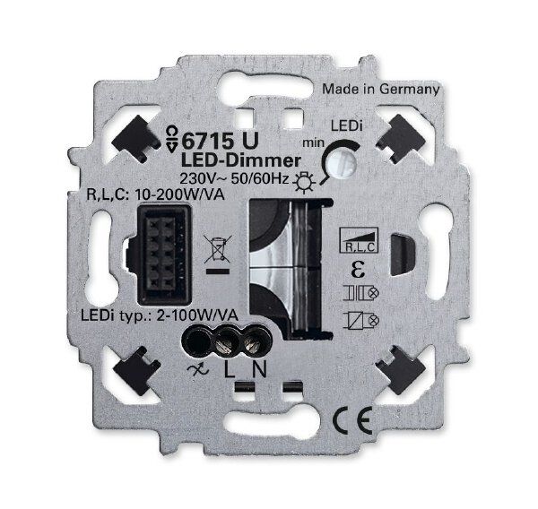 Busch-Jaeger 6715U ZigBee Light Link LED-Tastdimmer-Einsatz