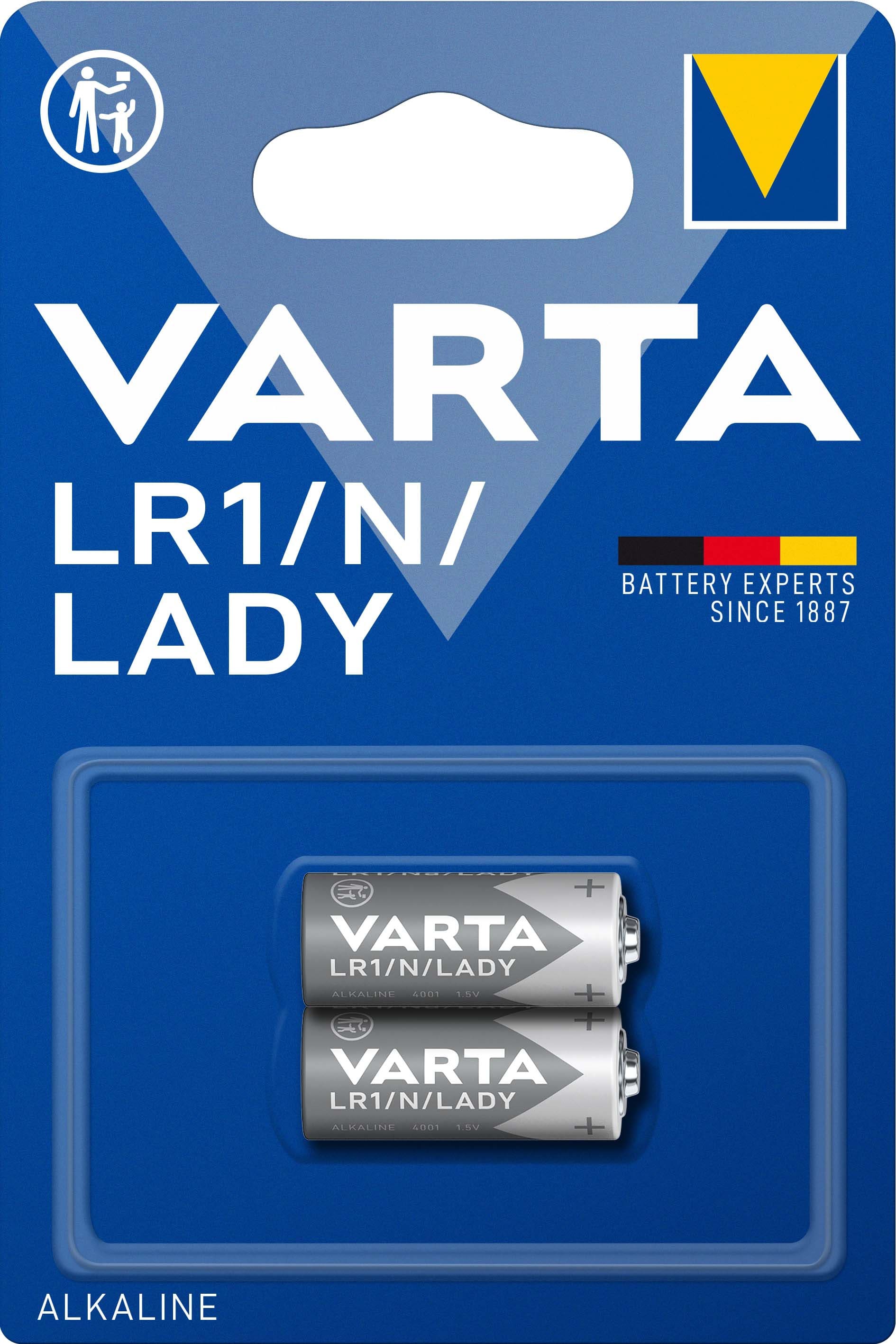 Varta Professional Lady/N Batterie 1.5V 880mAh 2-Stück