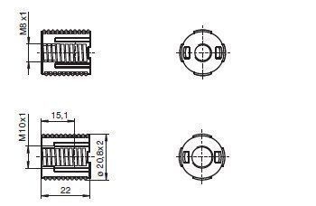 Houben 109548 Aufsteckkappen für Fassung 109547