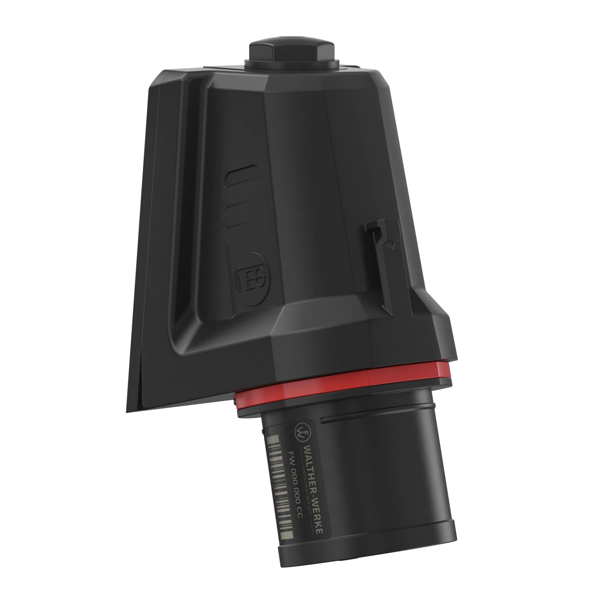 Walther Werke FW710309SK CEE NEO Wandgerätestecker schräg 16A 3P 9h IP54 mit Schraubtechnik