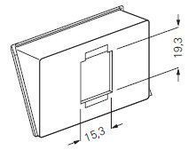 Gira 005200 Einsatz für Modular Jack, AMP/Radiall, 1-fach