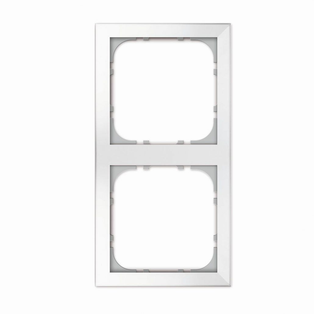 Issendorff LCN-GS55-2W Zweifach Glasrahmen für Schalter und Steckdosen im 55 mm-Maß
