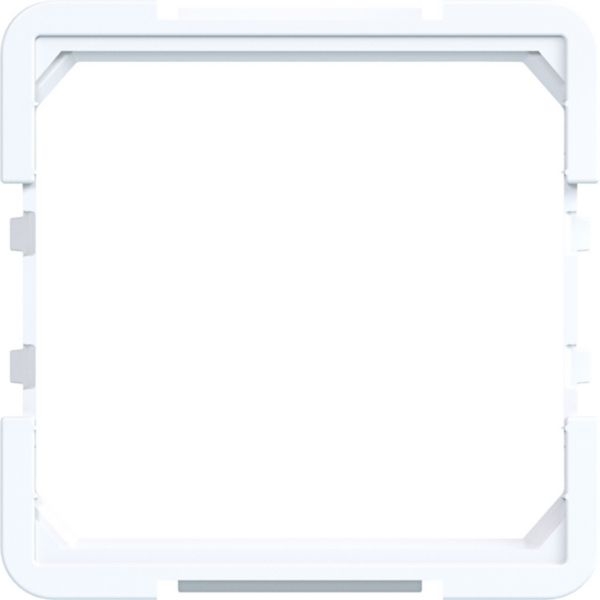 Hager WAF7091WG Zwischenring für Zentralplatte 45 x 45 mm, A.x/C.x, lichtweiß glänzend