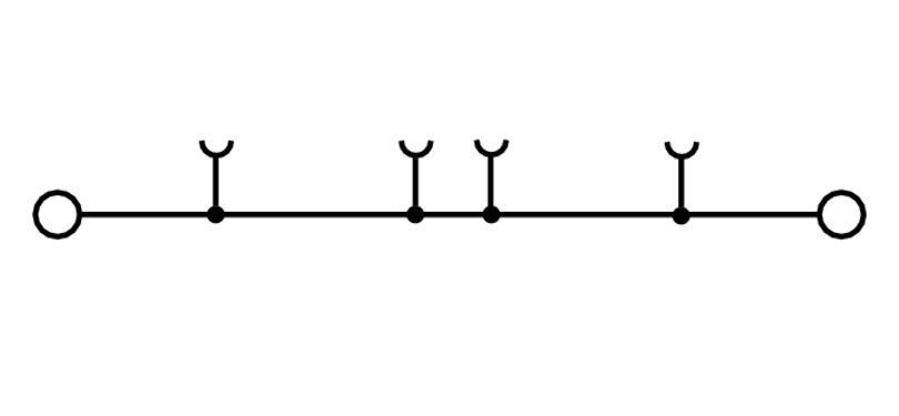 Weidmüller ZDU 10 BL Durchgangs-Reihenklemme 10mm², Z-Reihe