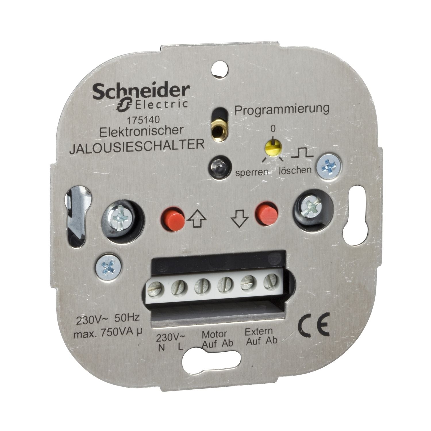 Elso 175140 Rollladenschalter (elektronisch), 230 V, 3 A, programmierbar, Unterputzeinsätze
