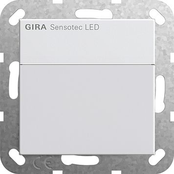 Gira 236827 Sensotec LED mit Fernbedienung, System 55, reinweiß seidenmatt