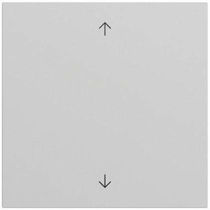 Gira 536176 System 3000 Bedienaufsatz Pfeilsymbole, System 70, grau matt (lackiert)