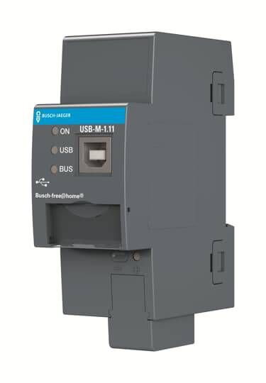 Busch-Jaeger USB-M-1.11 USB-Schnittstelle, REG, grau, Busch-free@home®