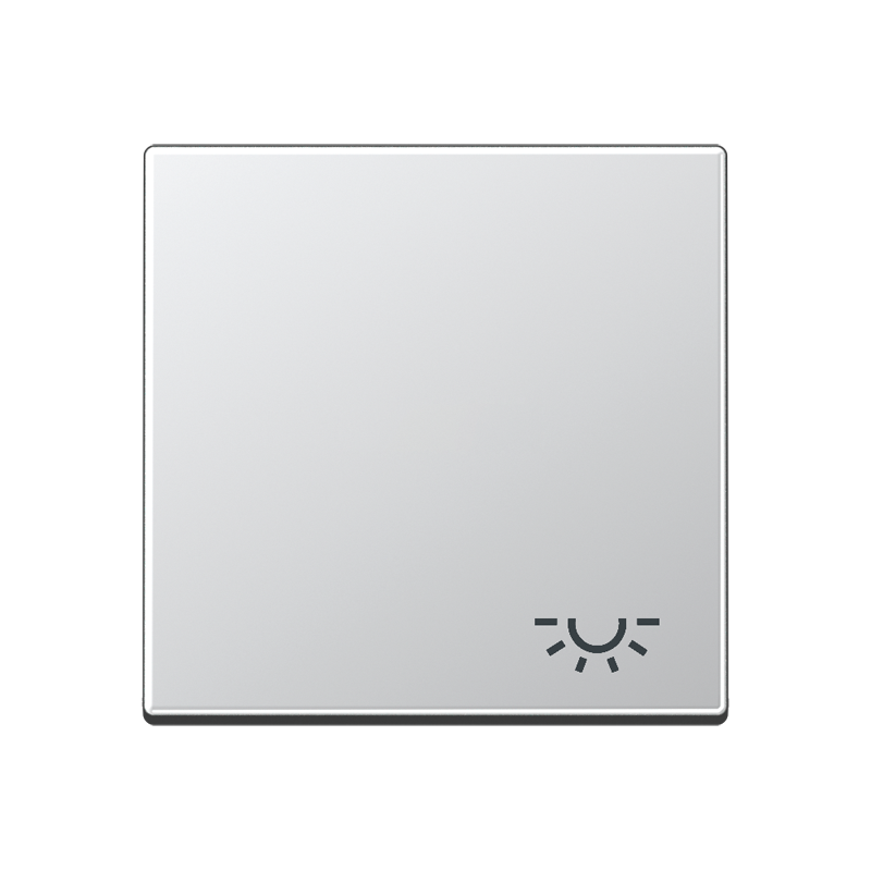 Jung A590LAL Wippe, Symbol Licht, Duroplast lackiert, Serie A, aluminium