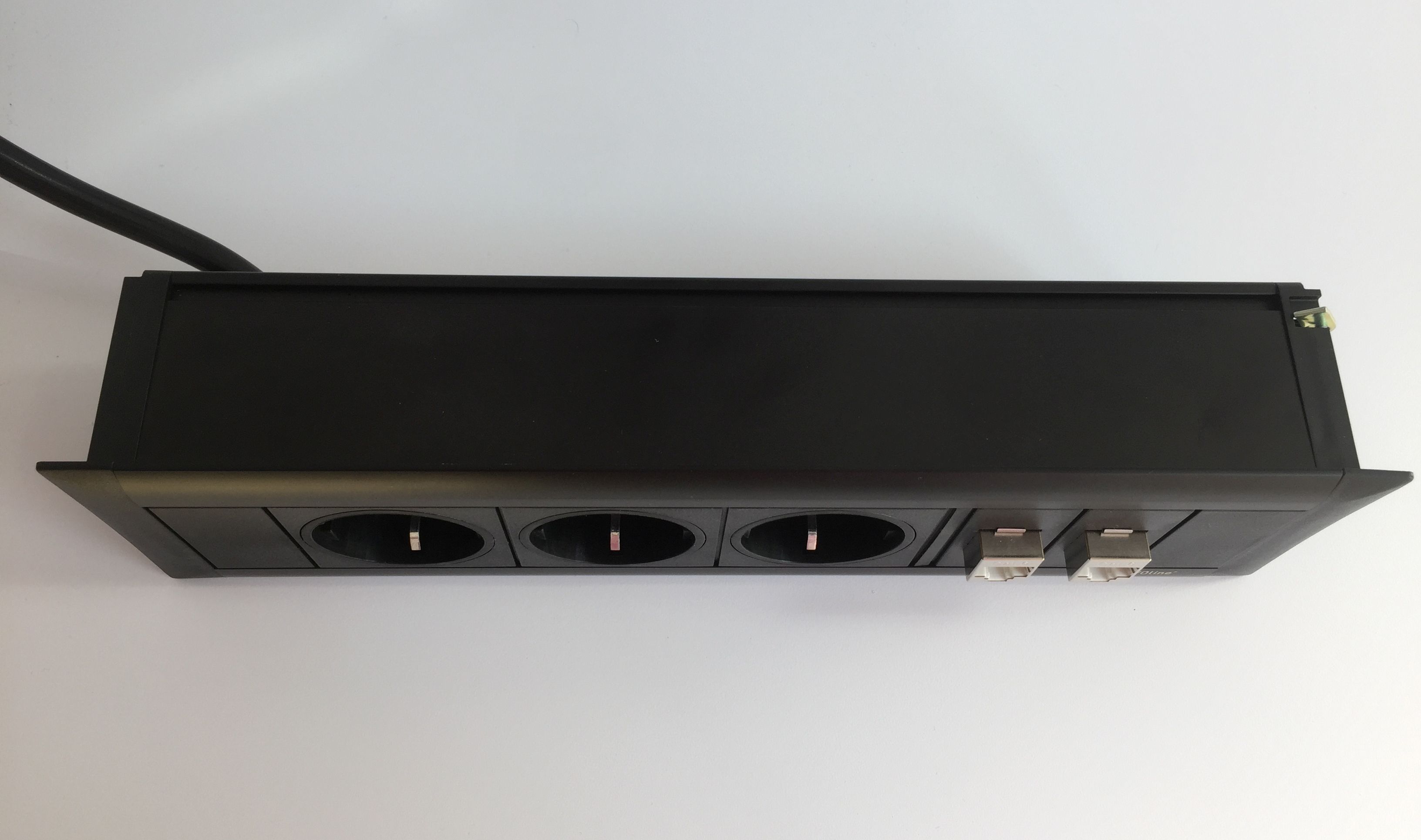 EVOline 159610019600 Frame Dock "Data Small", Gehäuse schwarz eloxiert