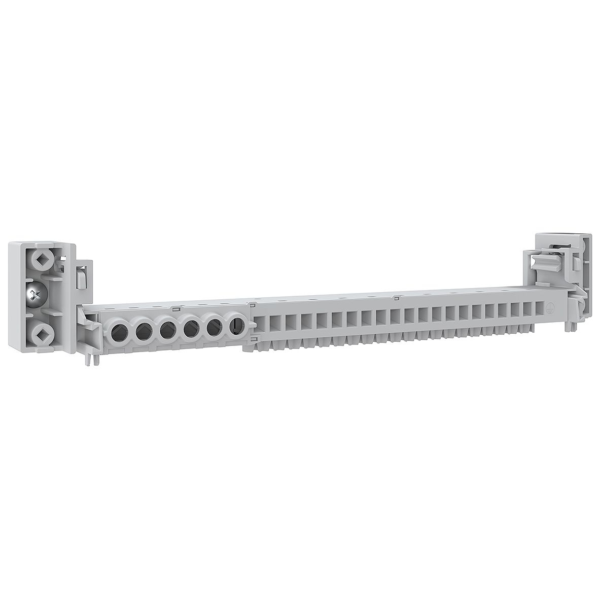 ABN XPE27N PE-Klemme System, Klemmstellen 6 x 2,5 bis 16 mm² + 21 x 1,5 bis 4 mm²