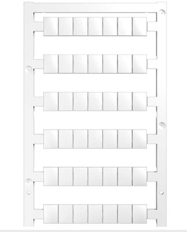 Weid. WS 8/6 PLUS MC NE WS Klemmenmarkierung 8x6mm weiss