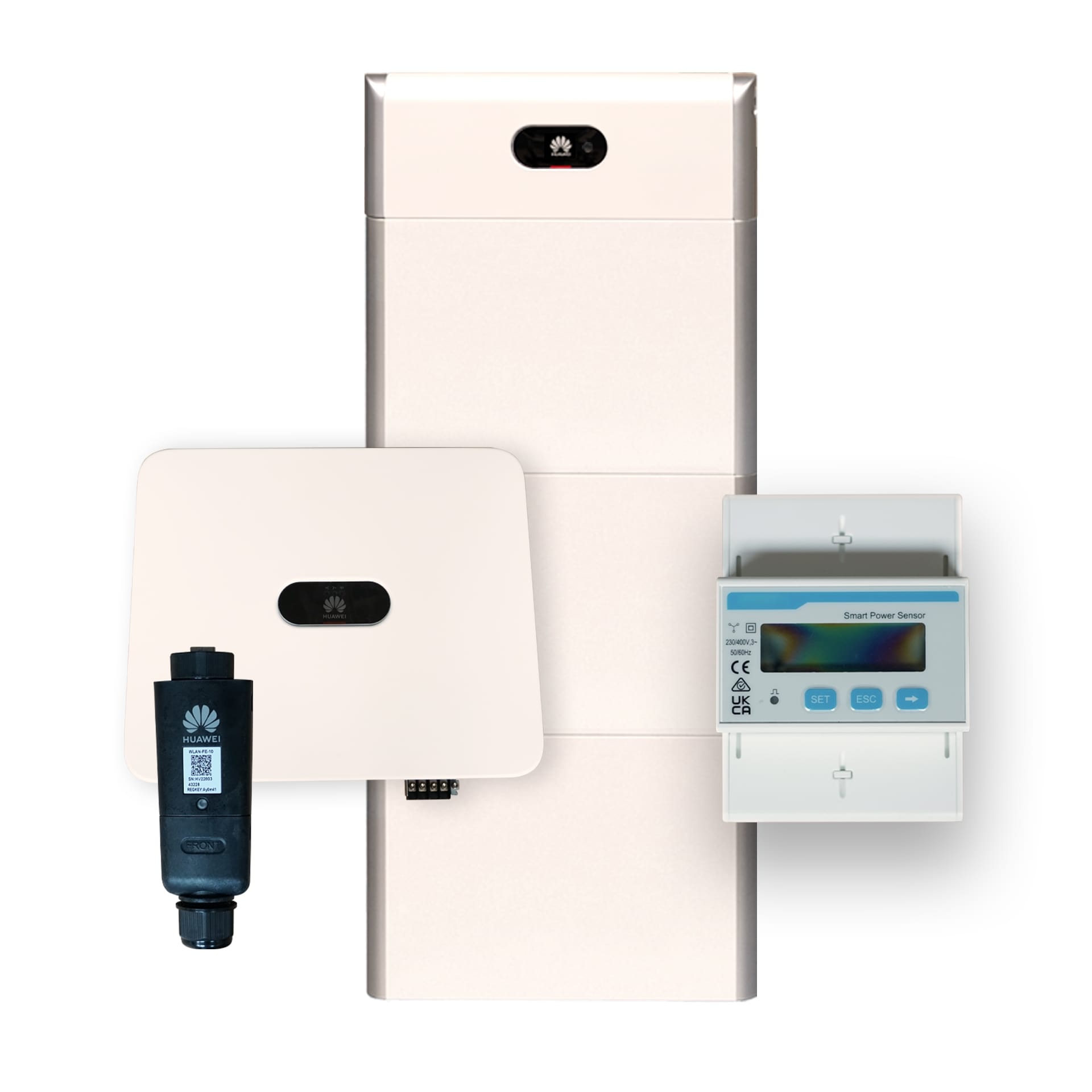 Huawei E24-PV-SET2-HH-8-15 PV-Paket Wechselrichter 8 kW + Speichersystem 15 kWh + Smartmeter