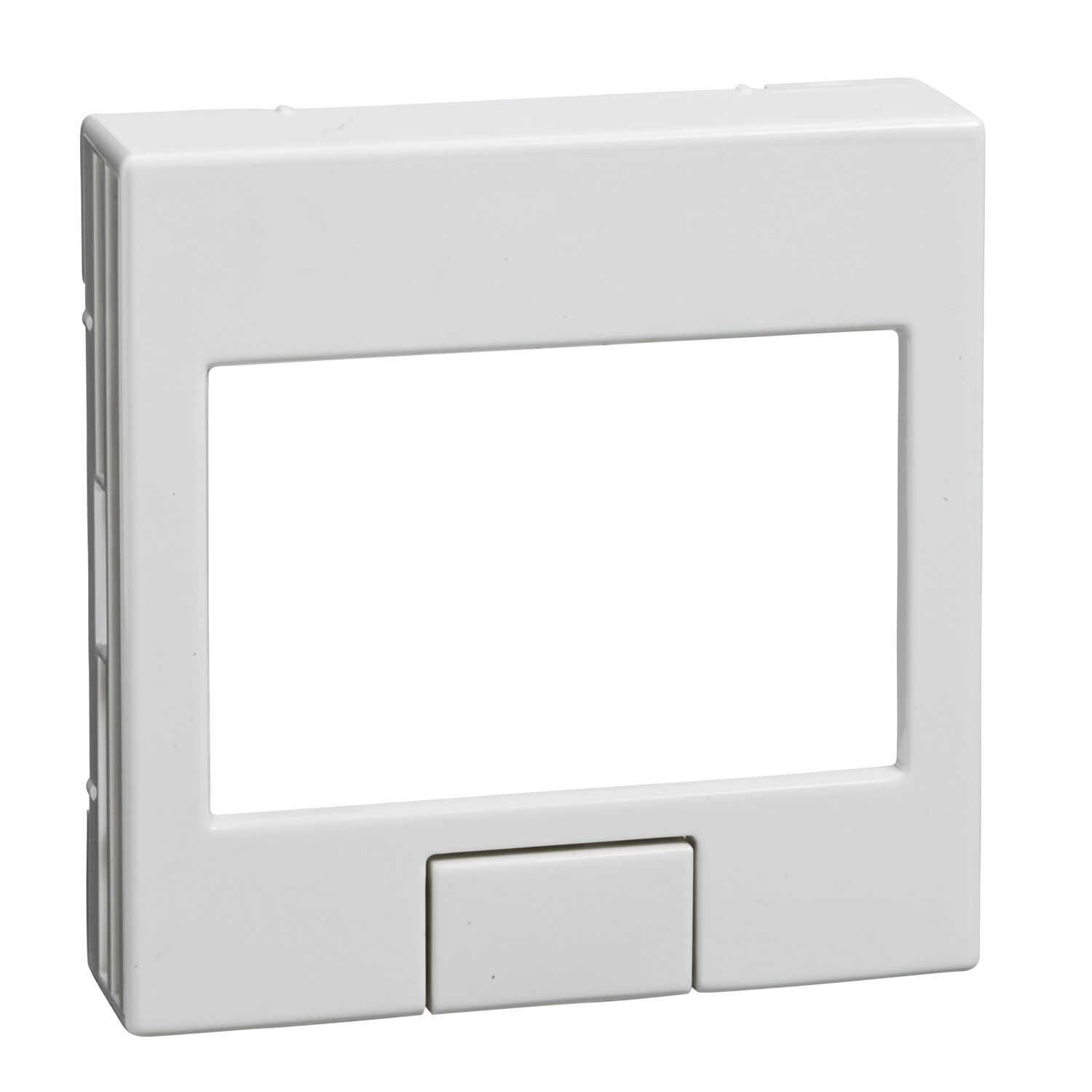 Elso ELG367174 Zentralplatte für Universal Temperaturregler mit Touch-Display, Joy, reinweiß glänzend