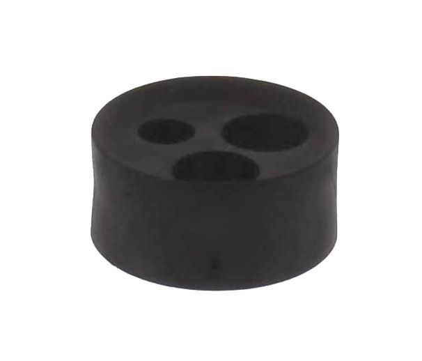 WISKA 10104887 Mehrfachdichtung 20/01/075-02/021, IP66, 1 bis 7,5 mm, schwarz