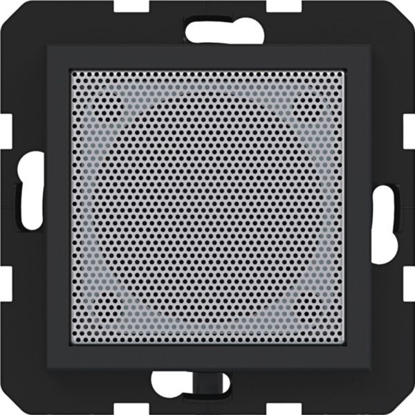 Hager WAN6211BM Lautsprecher für Radio Touch Unterputz, A.x/C.x, nachtschwarz matt